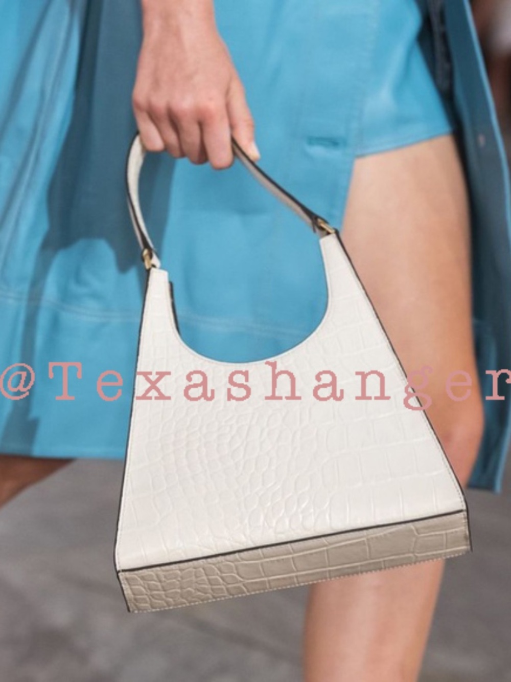 STAUD NWT Rey Shoulder Bag Cream